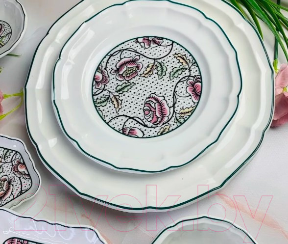 Изображение товара Набор тарелок Lenardi Глория 205-210 (6шт)