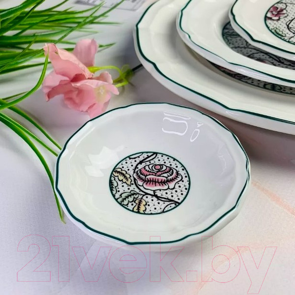 Изображение товара Набор блюдец Lenardi Глория 205-233 (6шт)