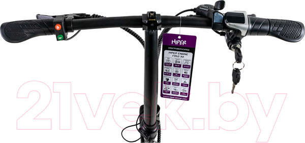 Изображение товара Электровелосипед HIPER Engine Fold X4 20 250W (графитовый)