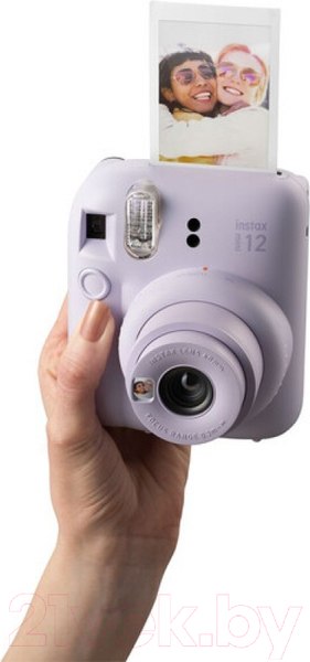 Изображение товара Фотоаппарат с мгновенной печатью Fujifilm Instax Mini 12 (пурпурный)