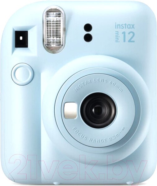 Изображение товара Фотоаппарат с мгновенной печатью Fujifilm Instax Mini 12 (голубой)