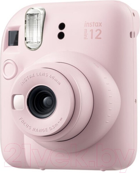 Изображение товара Фотоаппарат с мгновенной печатью Fujifilm Instax Mini 12 (розовый)