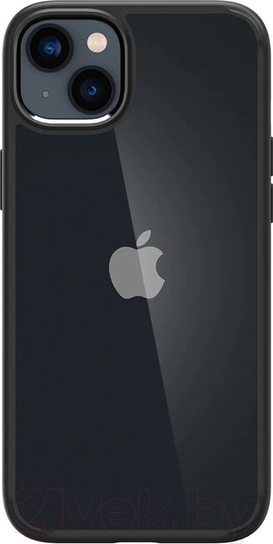 Изображение товара Чехол-накладка Spigen Ultra Hybrid для iPhone 14 / ACS05041 (матовый черный)
