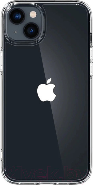 Изображение товара Чехол-накладка Spigen Ultra Hybrid для iPhone 14 / ACS05040 (Crystal Clear)