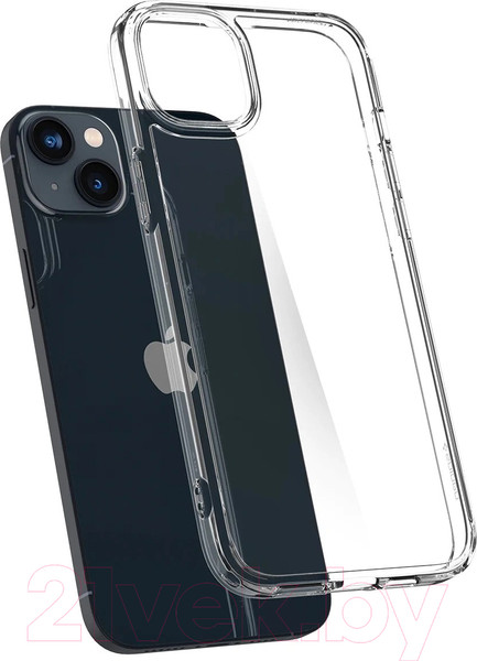 Изображение товара Чехол-накладка Spigen Ultra Hybrid для iPhone 14 / ACS05040 (Crystal Clear)