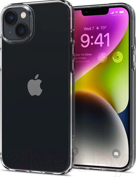 Изображение товара Чехол-накладка Spigen Liquid Crystal для iPhone 14 / ACS05033 (Crystal Clear)