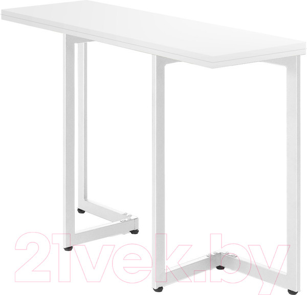 Изображение товара Обеденный стол Millwood Арлен 1 38-76x110x76 (белый/металл белый)