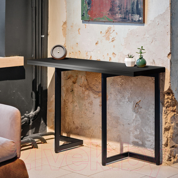 Изображение товара Обеденный стол Millwood Арлен 1 38-76x110x76 (антрацит/металл черный)