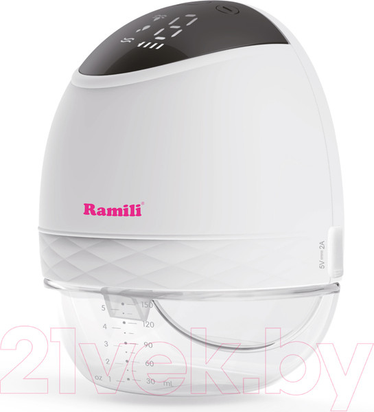 Изображение товара Молокоотсос электрический Ramili Двухфазный SE500 с двумя бутылочками / SE500240MLX2