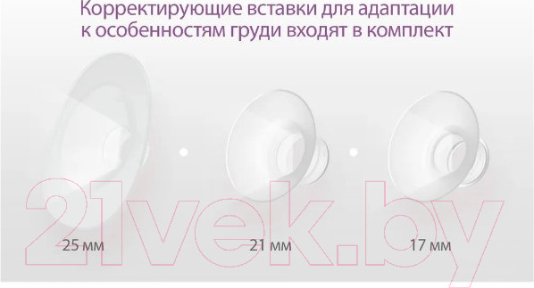 Изображение товара Молокоотсос электрический Ramili Двухфазный SE500 с двумя бутылочками / SE500240MLX2