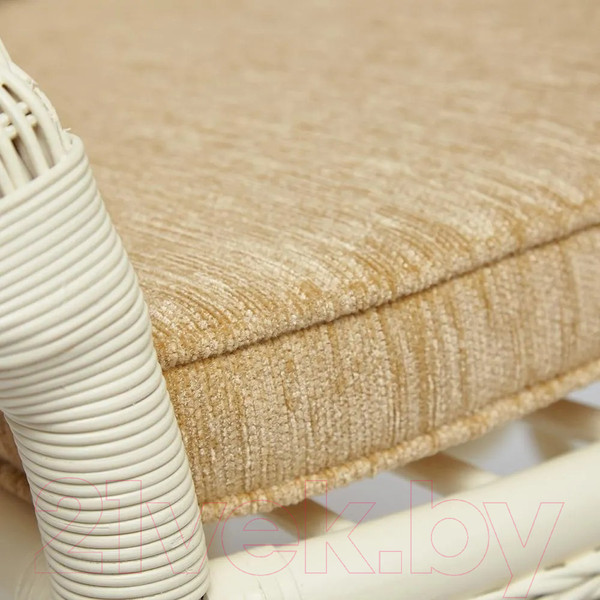 Изображение товара Комплект садовой мебели Tetchair Andrea Grand (белый/ткань рубчик/кремовый)