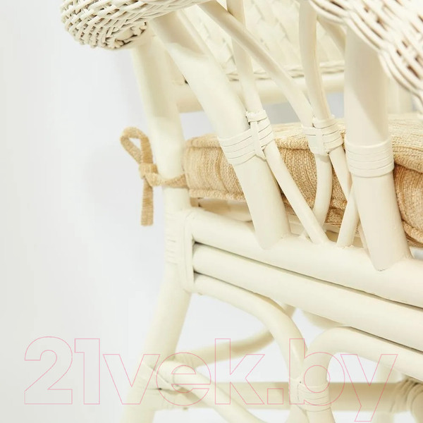 Изображение товара Комплект садовой мебели Tetchair Andrea Grand (белый/ткань рубчик/кремовый)