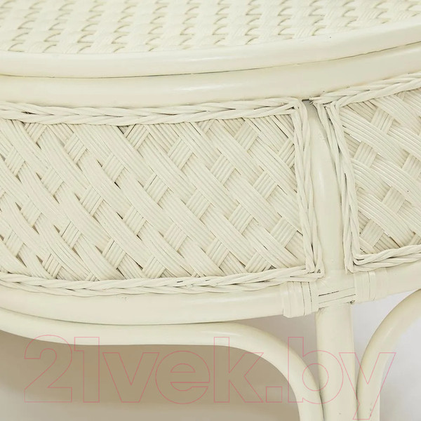 Изображение товара Комплект садовой мебели Tetchair Andrea Grand (белый/ткань рубчик/кремовый)