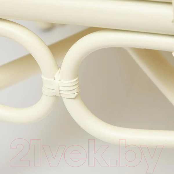 Изображение товара Комплект садовой мебели Tetchair Andrea Grand (белый/ткань рубчик/кремовый)