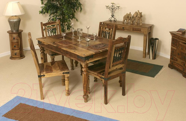 Изображение товара Обеденный стол Tetchair Бомбей 0390-135 (палисандр/натуральный)