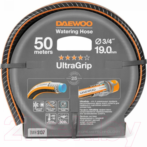 Изображение товара Шланг поливочный Daewoo Power 3/4" / DWH 5137