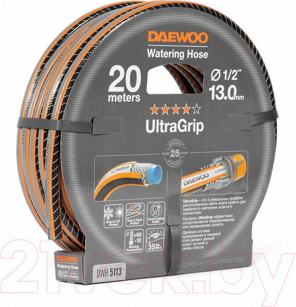 Изображение товара Шланг поливочный Daewoo Power 1/2" / DWH 5113