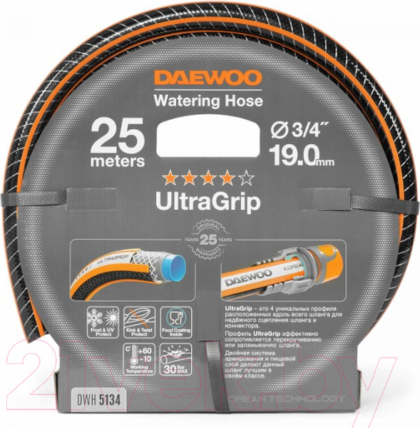 Изображение товара Шланг поливочный Daewoo Power 3/4" / DWH 5134