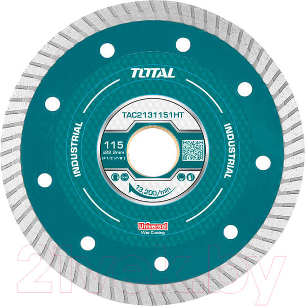 Изображение товара Отрезной диск алмазный TOTAL TAC2131151HT