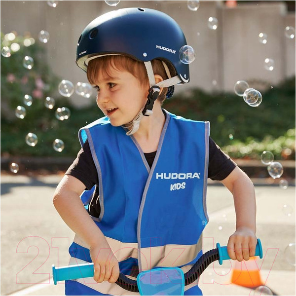 Изображение товара Защитный шлем Hudora Skaterhelm Midnight / 84119 (р-р 56-60, серый)
