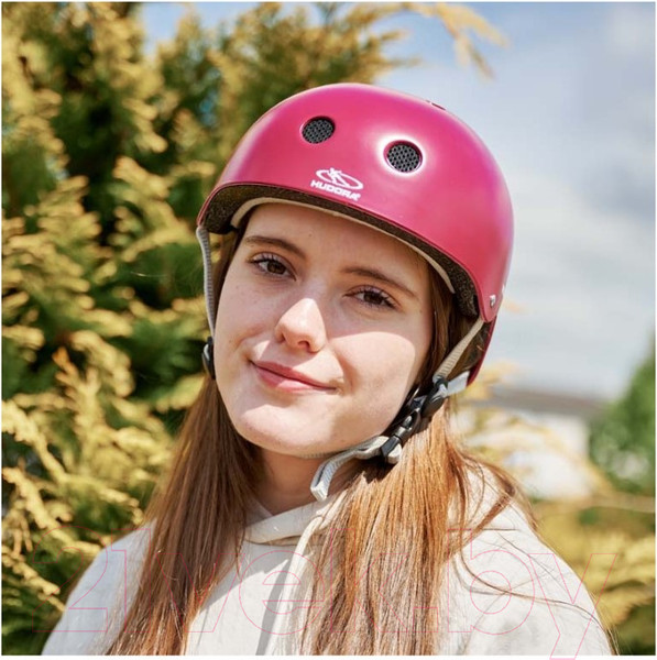 Изображение товара Защитный шлем Hudora Skaterhelm / 84128 (р-р 51-55, розовый)