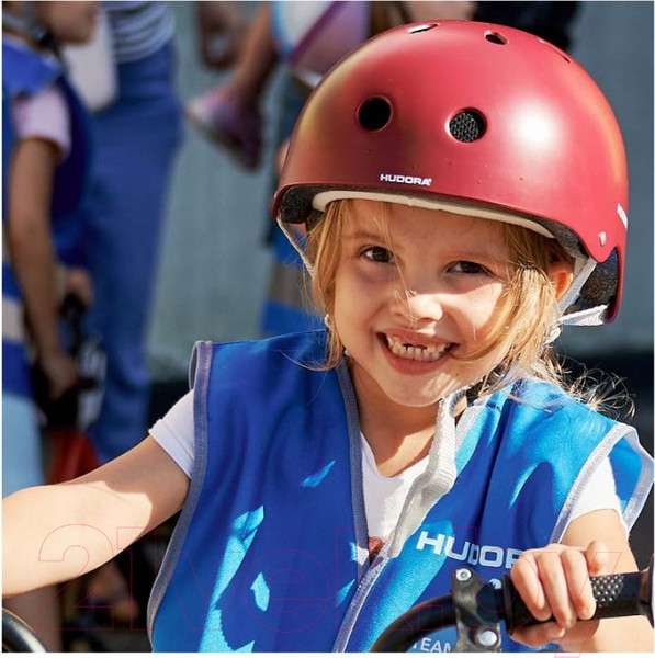 Изображение товара Защитный шлем Hudora Skaterhelm / 84128 (р-р 51-55, розовый)