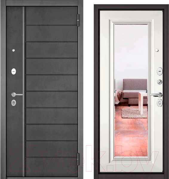 Изображение товара Входная дверь Mastino Trust Mass PP-9 (96x205, правая)