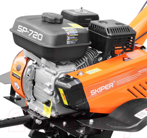 Изображение товара Мотокультиватор бензиновый Skiper SP-720 (8 л.с., без ВОМ, передач 2+1, без колёс)