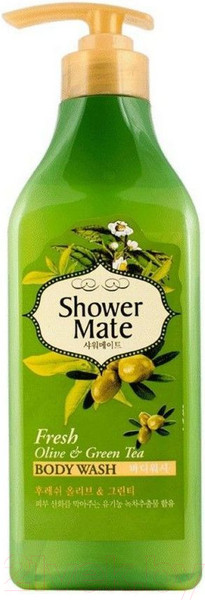 Изображение товара Гель для душа KeraSys Shower Mate Fresh Olive & Green Tea (550мл)