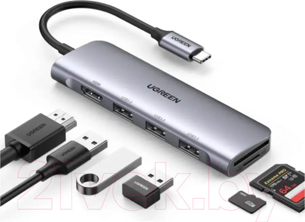 Изображение товара Док-станция для ноутбука Ugreen CM511 / 20956A