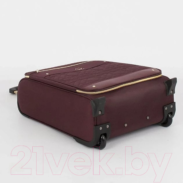 Изображение товара Чемодан на колесах Grott 338-1731/3-24BRD (бордовый)