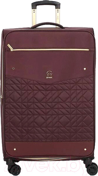 Изображение товара Чемодан на колесах Grott 338-1731/3-28BRD (бордовый)