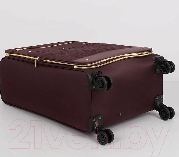 Изображение товара Чемодан на колесах Grott 338-1731/3-28BRD (бордовый)