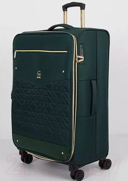 Изображение товара Чемодан на колесах Grott 338-1731/3-28GRN (зеленый)