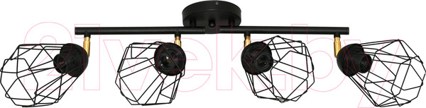 Изображение товара Спот Элетех Кристаль 141 НПБ 01-4х60-129 Е27 / 1005405217 (черный муар)