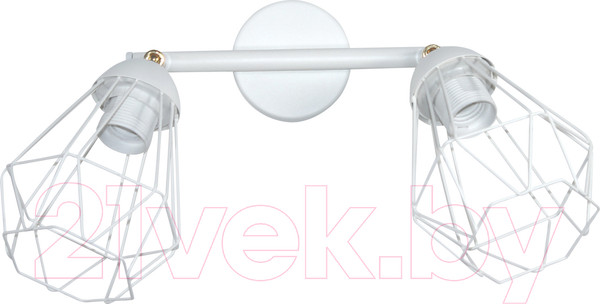 Изображение товара Спот Элетех Кристаль 521 НББ 01-2х60-113 Е27 / 1005405220 (белый муар)