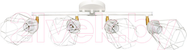 Изображение товара Спот Элетех Кристаль 141 НПБ 01-4х60-129 Е27 / 1005405222 (белый муар)