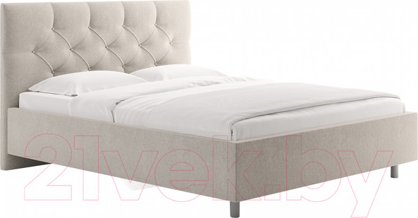 Изображение товара Каркас кровати Сонум Bari 160x200 (рогожка песочный)