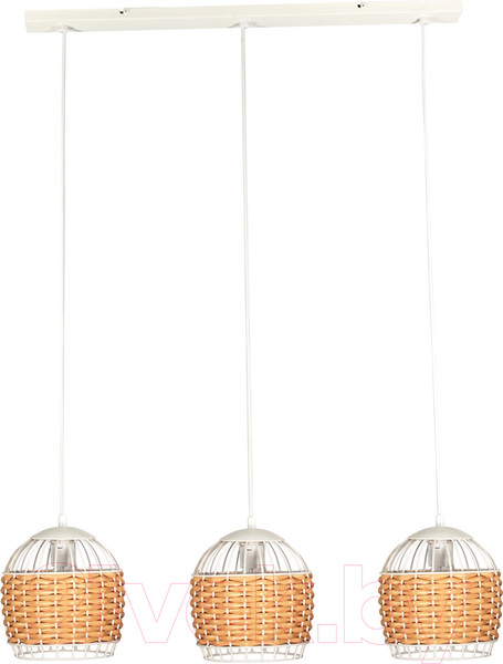 Изображение товара Потолочный светильник Элетех Кантри 231 НСБ 01-3х60-170 Е27 / 1005405193 (белый муар)