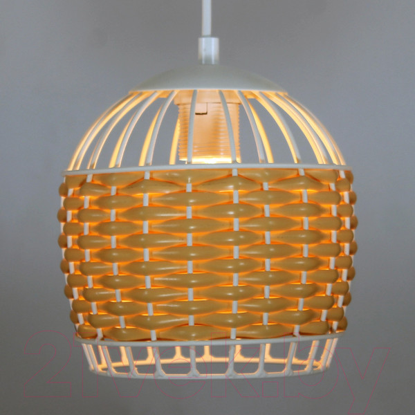 Изображение товара Потолочный светильник Элетех Кантри 231 НСБ 01-3х60-170 Е27 / 1005405193 (белый муар)