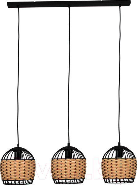 Изображение товара Потолочный светильник Элетех Кантри 231 НСБ 01-3х60-170 Е27 / 1005405194 (черный муар)