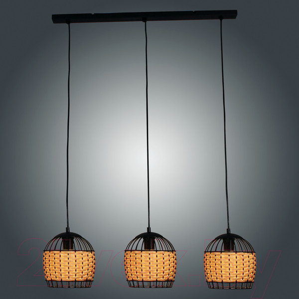 Изображение товара Потолочный светильник Элетех Кантри 231 НСБ 01-3х60-170 Е27 / 1005405194 (черный муар)