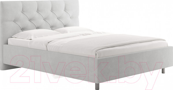 Изображение товара Каркас кровати Сонум Bari 160x200 (замша пепельный)