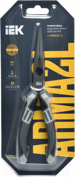 Изображение товара Тонкогубцы IEK A2L5-LN10-K4-200