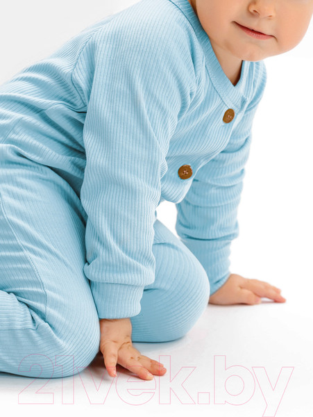 Изображение товара Комплект одежды для малышей Amarobaby Fashion / AB-OD21-FS5001/19-74 (голубой, р.74)
