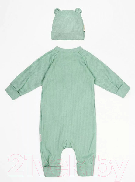 Изображение товара Комплект одежды для малышей Amarobaby Fashion / AB-OD21-FS5001/13-62 (зеленый, р.62)