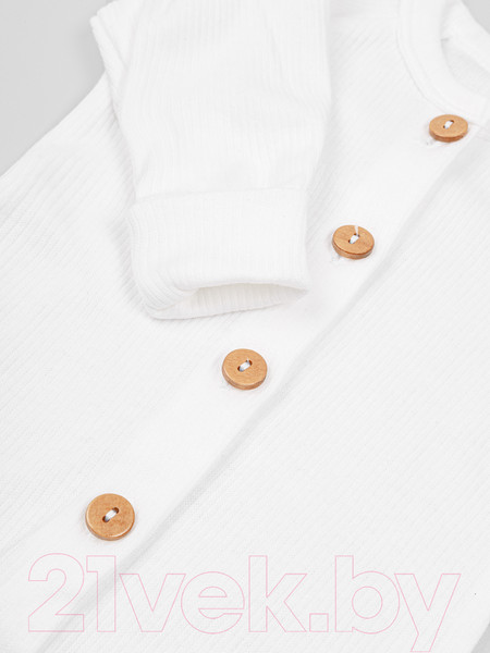 Изображение товара Комплект одежды для малышей Amarobaby Fashion / AB-OD21-FS5001/33-80 (молочный, р.80)