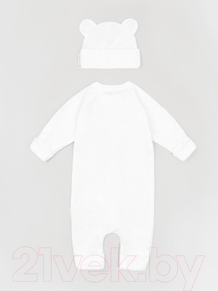 Изображение товара Комплект одежды для малышей Amarobaby Fashion / AB-OD21-FS5001/33-86 (молочный, р.86)