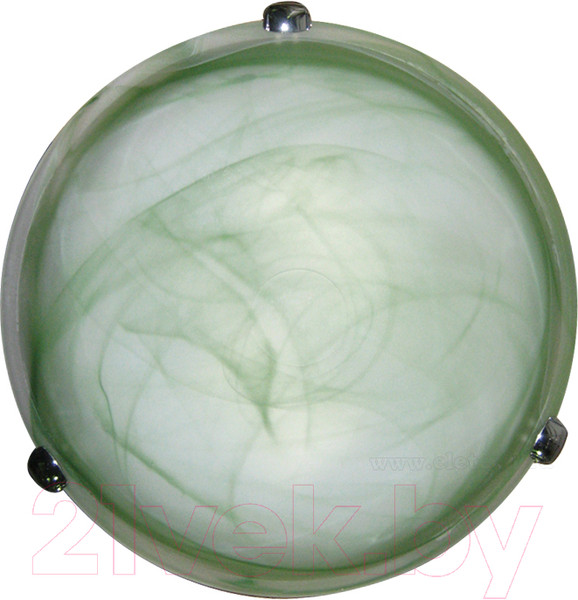 Изображение товара Потолочный светильник Элетех Дюна 500 НПБ 06-3х60 М64 / 1005151105 (зеленый/хром)