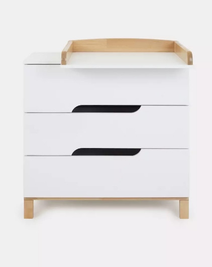 Изображение товара Комод пеленальный MOWbaby Lilla / 113 (Cloud White)